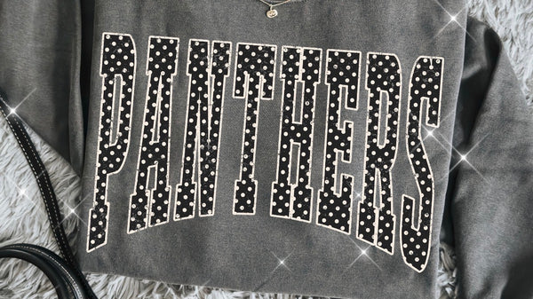 Black Polka Mascot