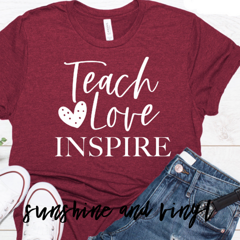 Teach, Love, Inspire