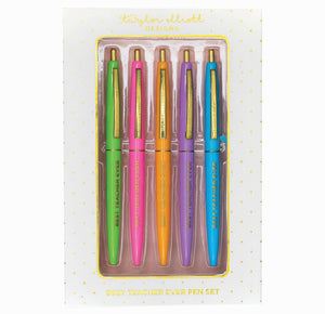 Best Teacher Ever Pen Set