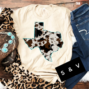 Texas- cow pattern