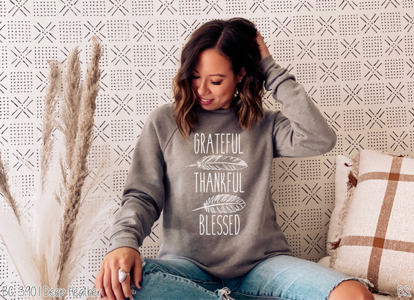 Grateful thankful blessed